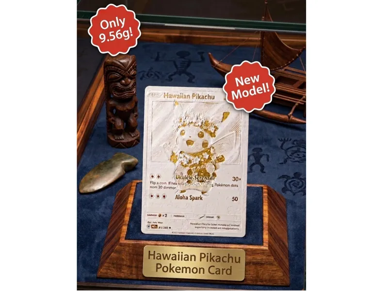 Hawaiian Pikachu Pokemon Card
