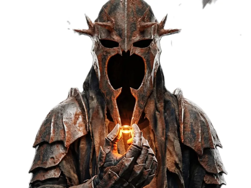 Figura decorativa: Witch-king of Angmar – Lord of the Nazgûl Bust. Referencia del modelo original.