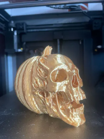 Adorno temático: Halloween Skull Pumpkin — vista de referencia 3