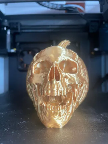 Adorno temático: Halloween Skull Pumpkin — vista de referencia 2