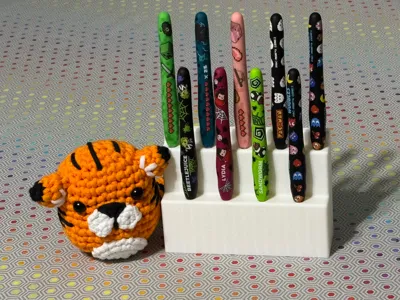 Woobles crochet hook stand