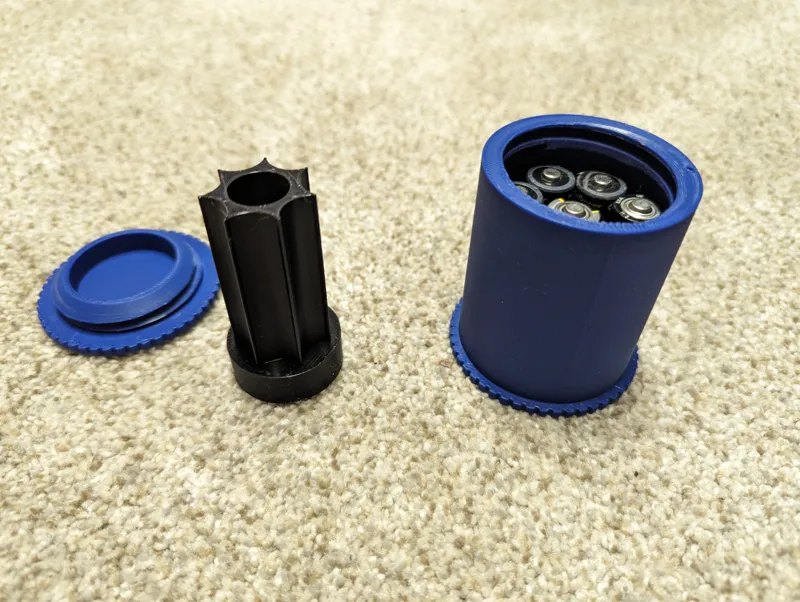 Spool weight battery separator v2