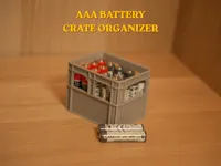AAA Battery Crate Organizer