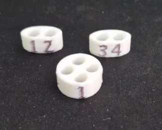 AMS Lite bowden PTFE tube holder mk2 (numbered)