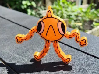 Le Poisson Steve Keychain