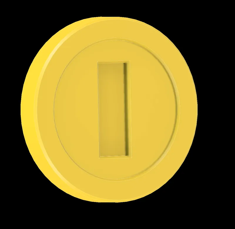 Super Mario Coin Door knob