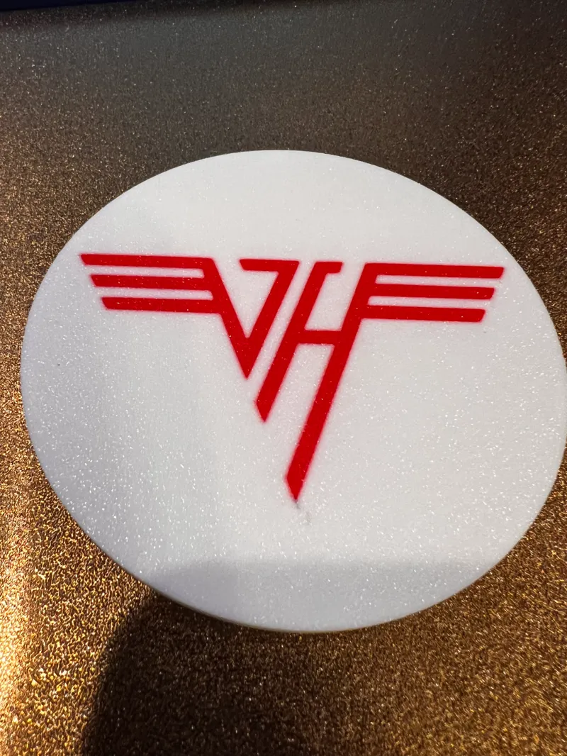 Van Halen Round Coaster
