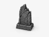 Broken Tombstone: 0.4mm nozzle, 0.16mm L, 3 walls, 5% infill