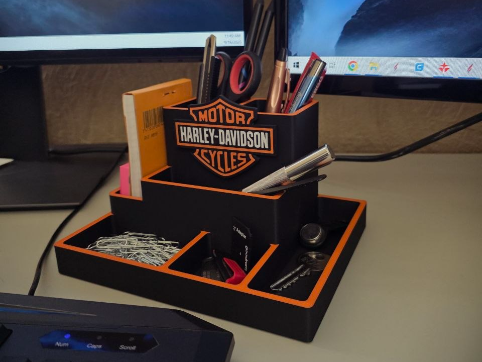Harley Davidson desk organizer - 1
