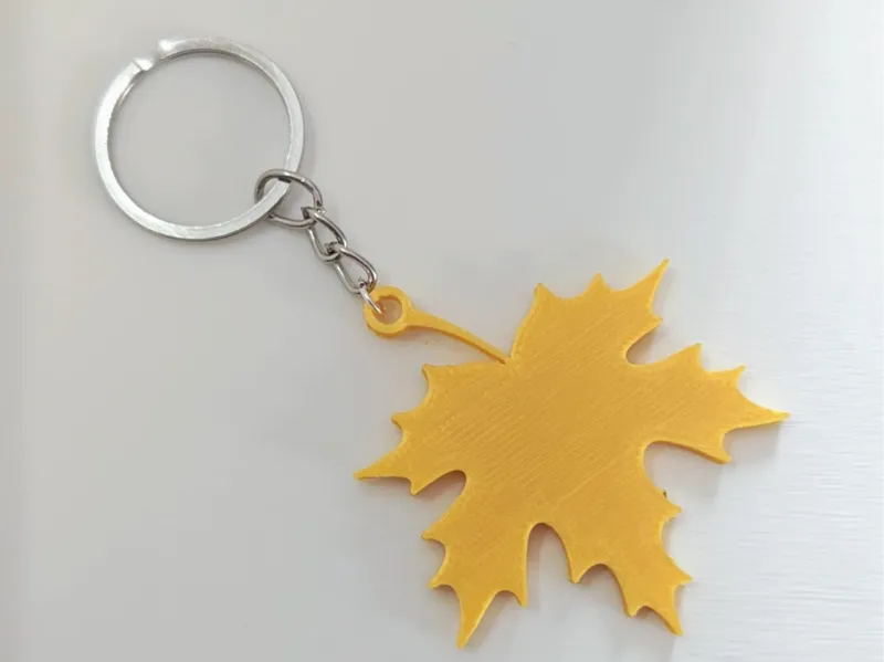 Maple Leaf Keychain