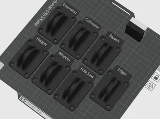Honda versatool (split shaft) implement hooks