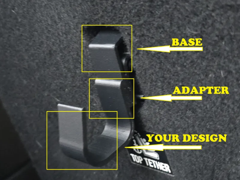REMIX ADAPTER ISOFIX SYSTEM hangers (TOP TETHER)