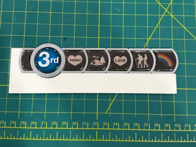 Subaru Badge Template