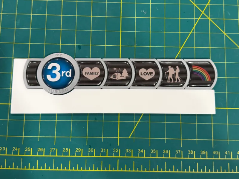 Subaru Badge Template