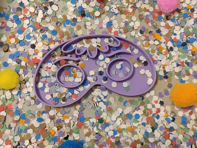 Sensory Play: chick carnival mask