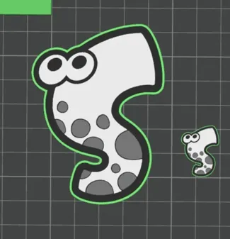Splatoon 斯普拉遁 喷射战士 鱿鱼发夹