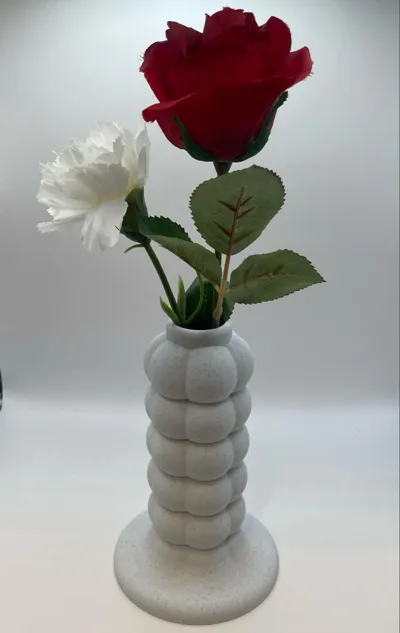 BubbleBloom Vase