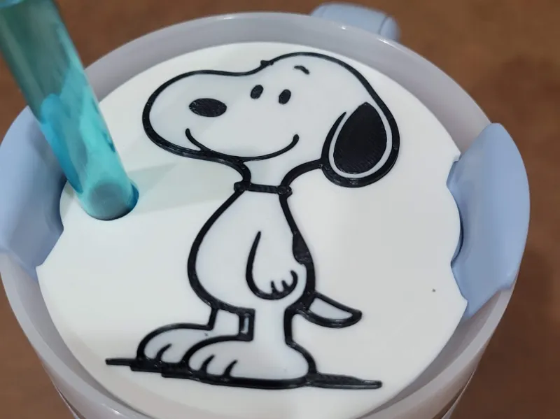 Stanley Tumbler Topper – Snoopy Design