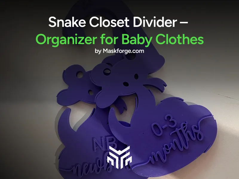Snake Closet Divider – Organizer for Baby Clothes