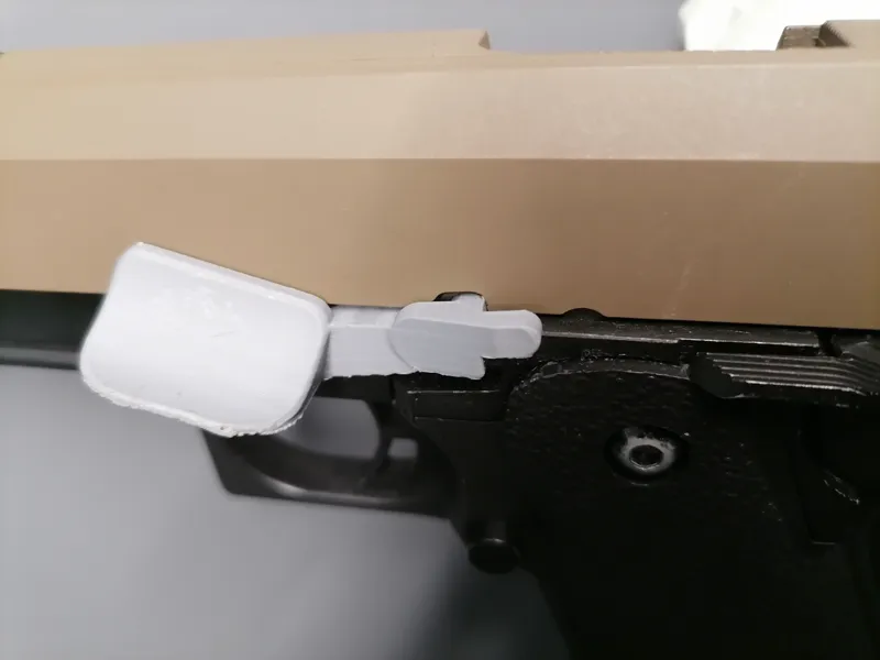 hi capa slide catch + thumb rest improved