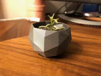 Low Poly Pot Vase