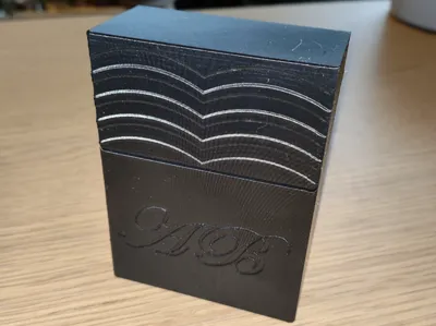 Cigarette box for 25-pack