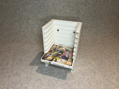 Wall stand holder for Nintendo 3DS games