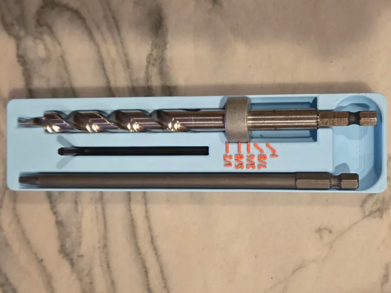 Kreg Pocket Hole Drill Bit W/ Markings- Gridfinity