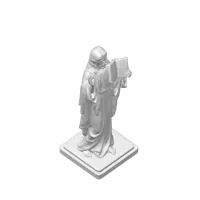Statue du Christ bénissant avec les Écritures — photo 3