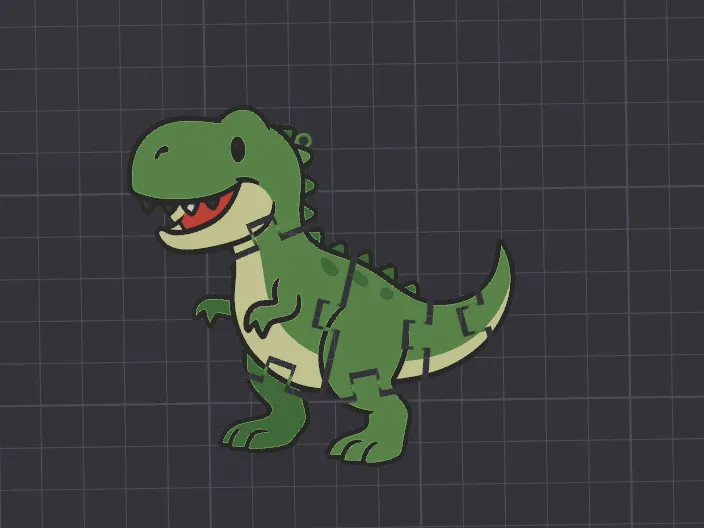 Flexi T-Rex Anhänger