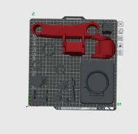 0.2mm layer, 2 walls, 15% infill ALL ON ONE PLATE