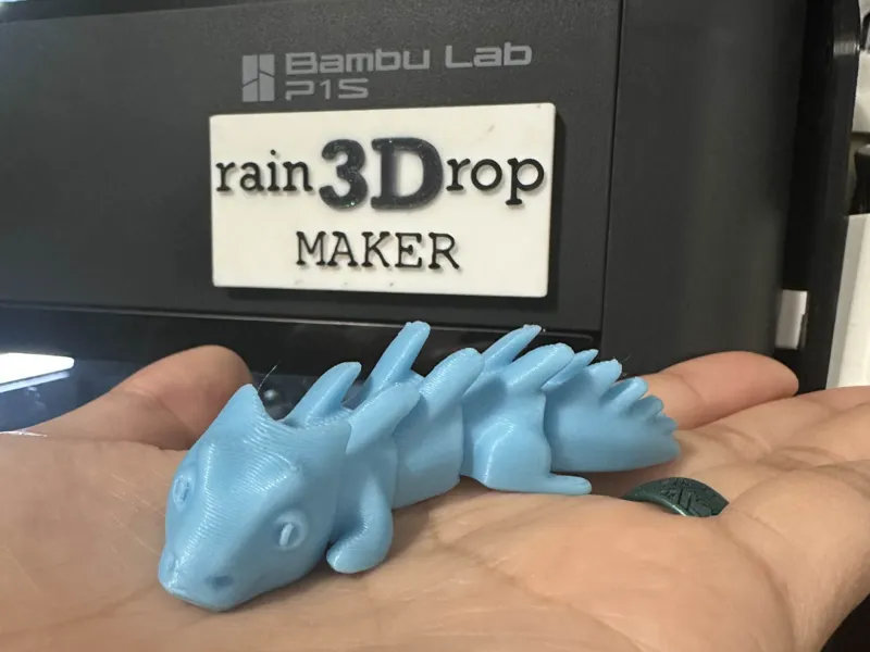 Magnetic Happy Little Dragon Flexi