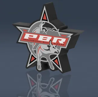 Professional Bull Riding (PBR) Light Box