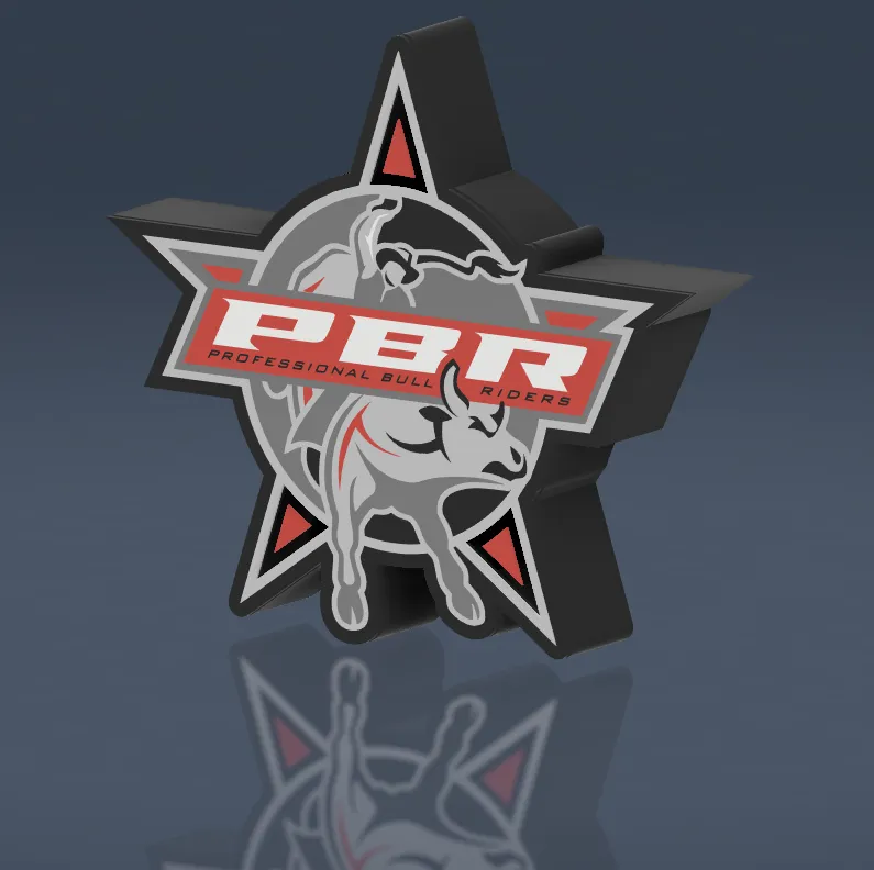 Professional Bull Riding (PBR) Light Box