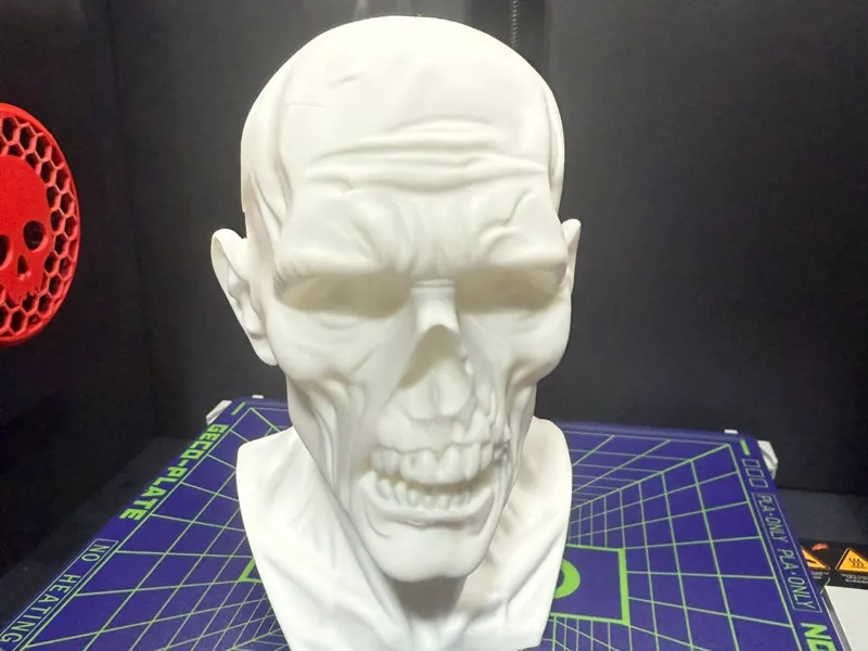 Zombie Schädel für Beleuchtung Helloween