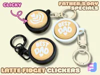 Latte Fidget Clicker (Father's Day Edition)
