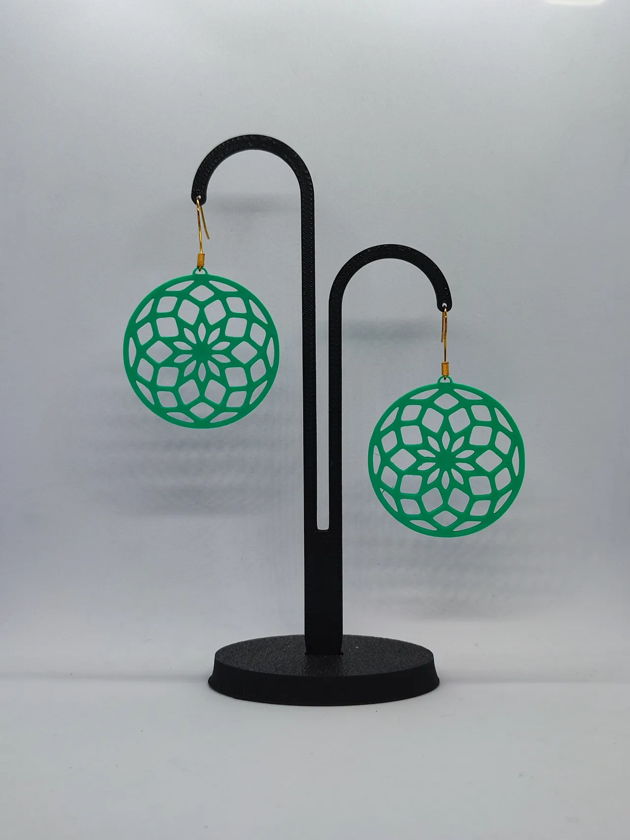 Aretes Prisma Floral view 2