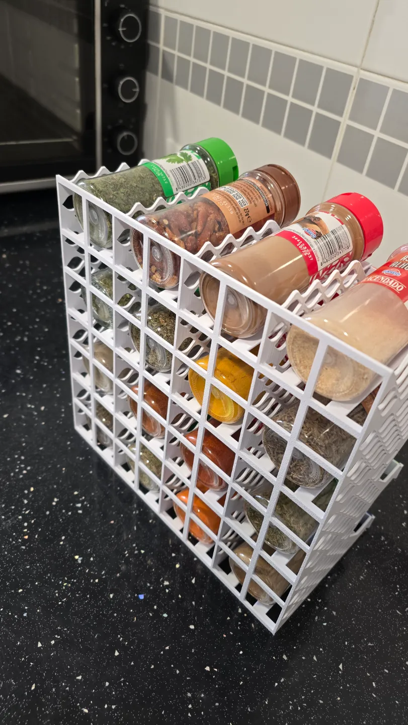 Spice Rack with Interchangeable Labels by N3CRO*Vicio - MakerWorld
