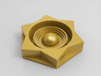 star shaped hexagon tile