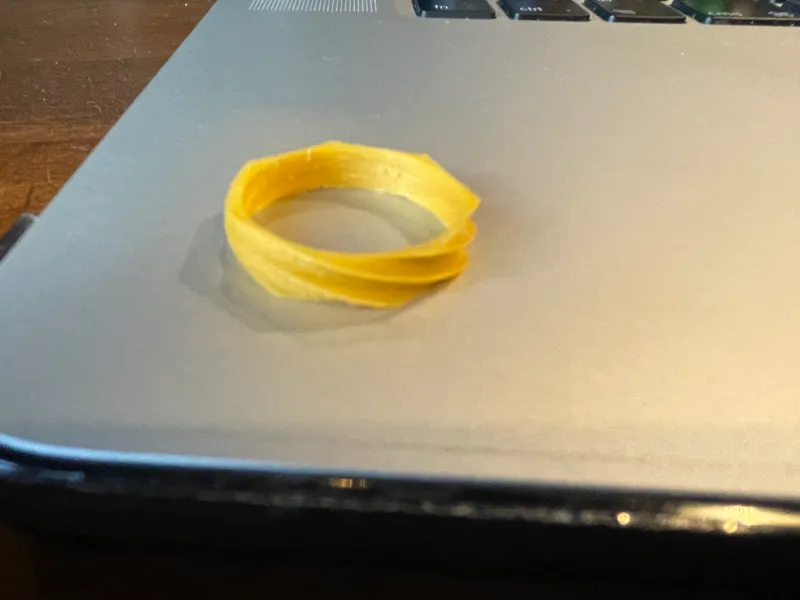 Simple spiral ring