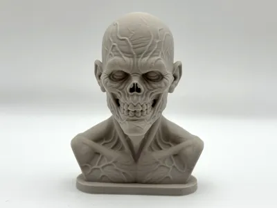 Zombie Skeleton Bust by Stigern MakerWorld: Download Free 3D Models