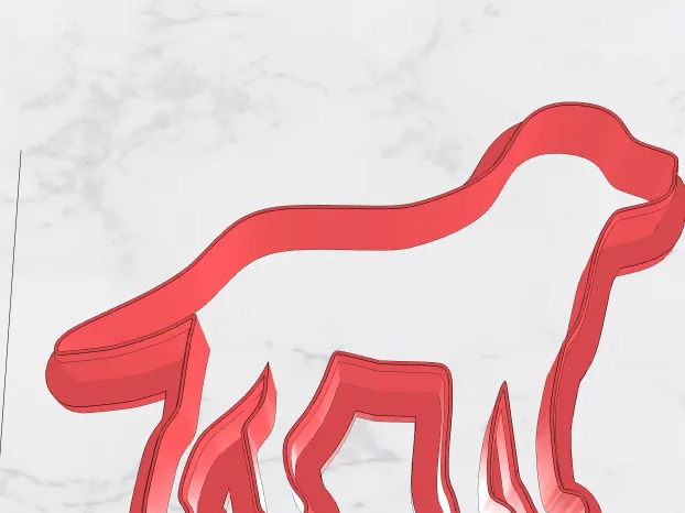 3d printed dog cookie cutter