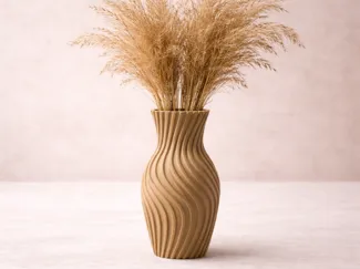 Twisted Wave Vase Set (Small & Large)
