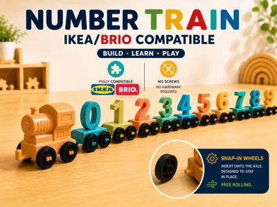 Number Train – IKEA/BRIO Compatible