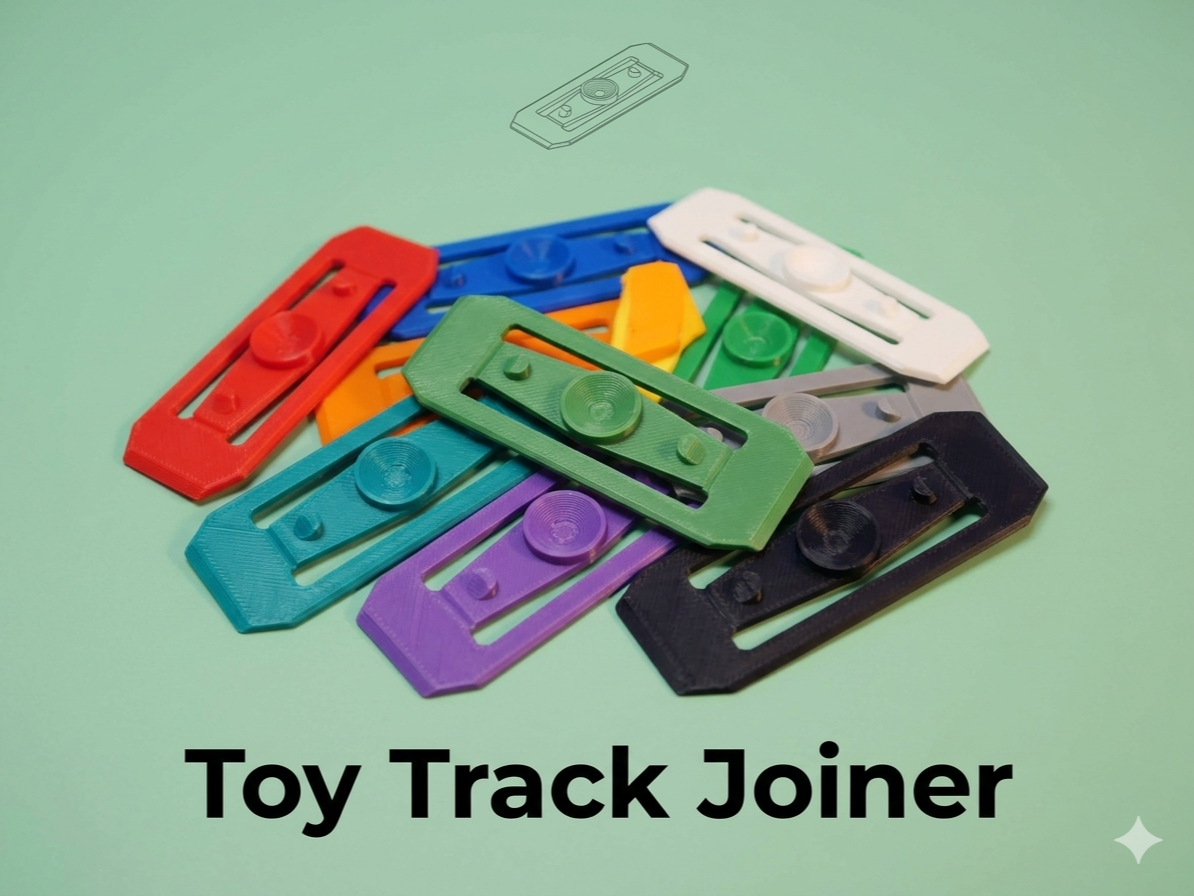 Toy Car Road Track Connector (Track Joiner)