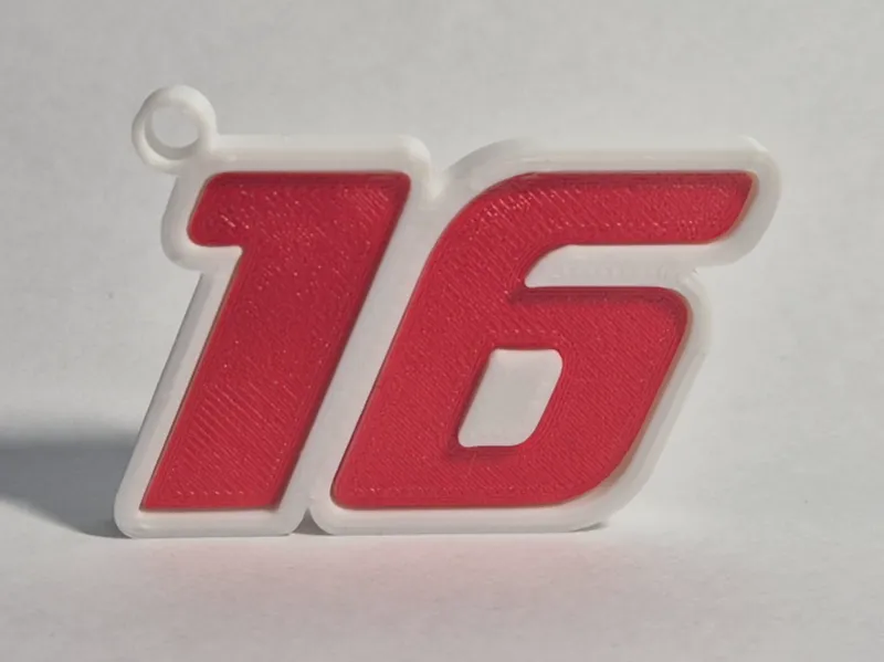 Charles Leclerc(16) keychain, 2 colors