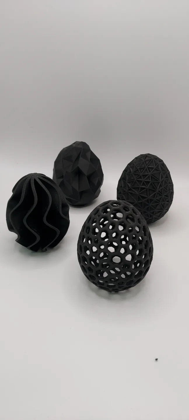 Voronoi Wireframe Easter Egg - PRINTS PERFECTLY NO SUPPORTS