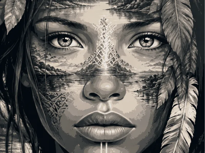 Guerrière Amazone EASY  PRINT