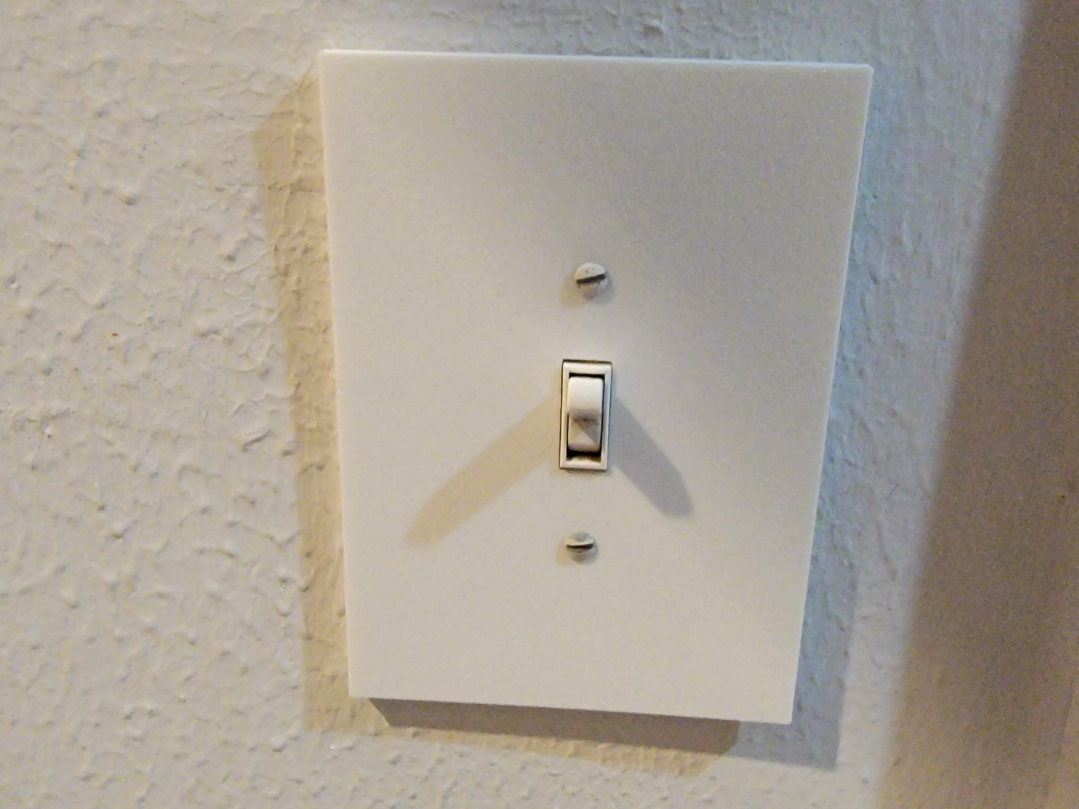 Parametric Oversized Lightswitch Cover