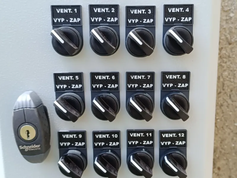 Schneider Electric Harmony labels